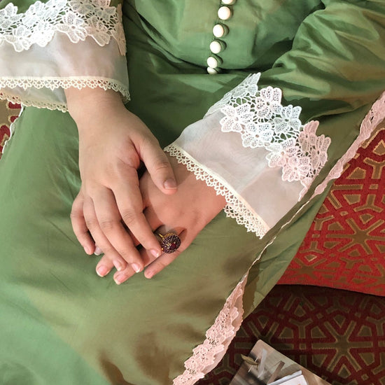 Sage Dreams Lace Lawn Set - 